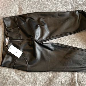 New with tags!  Faux leather leggings